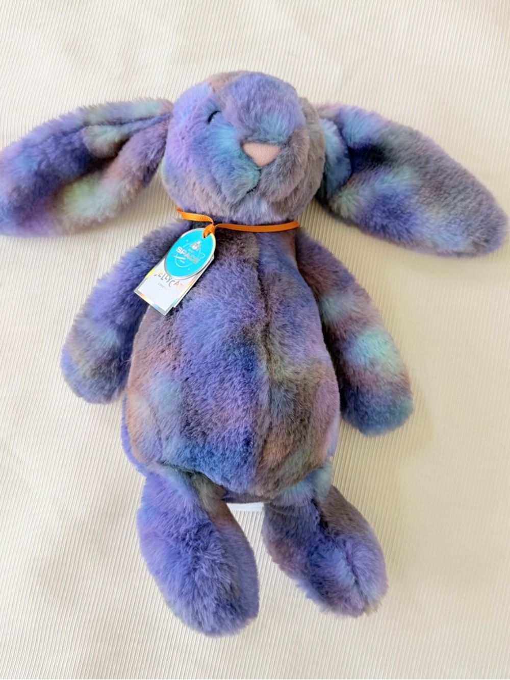 Jelly Cat London Space Series Zodihop Luxe Bunny Purple from UK NWT